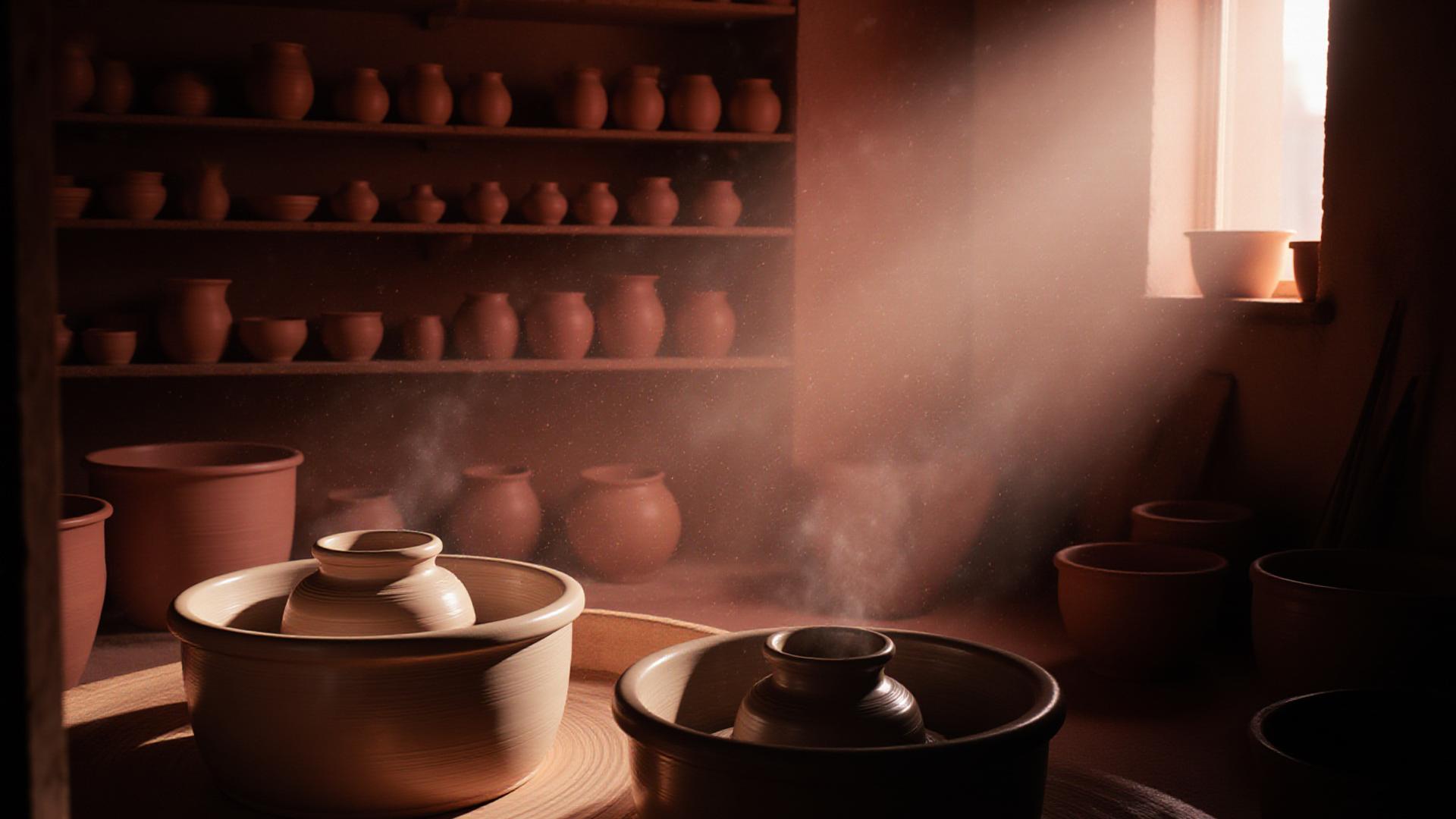 Sfeervolle avond in de keramiek studio van Glaze Ascent Ceramics