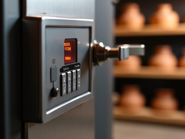 Dichtbij opname van de keramiekoven in Tilburg